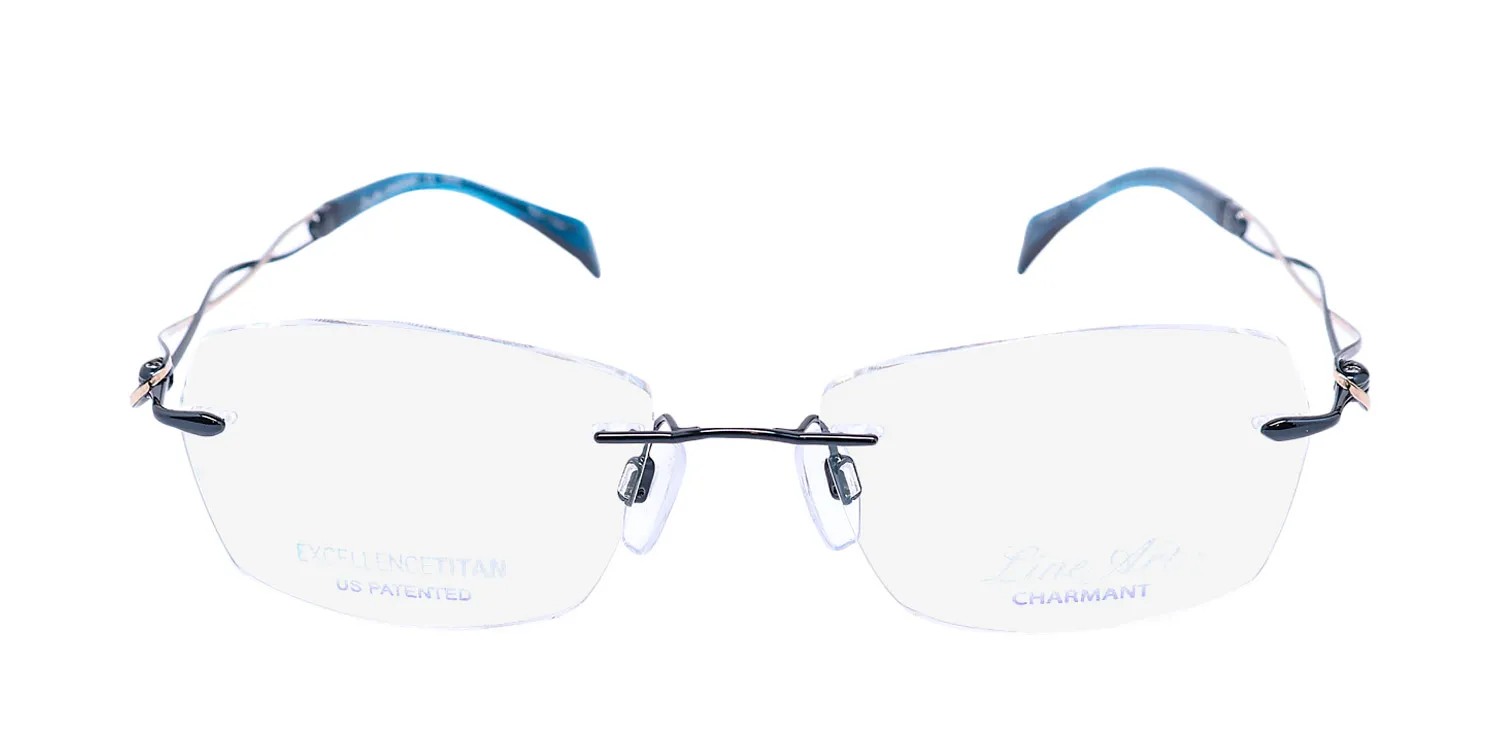 Charmant 2154 tl Eyeglasses Teal 51mm Women 3