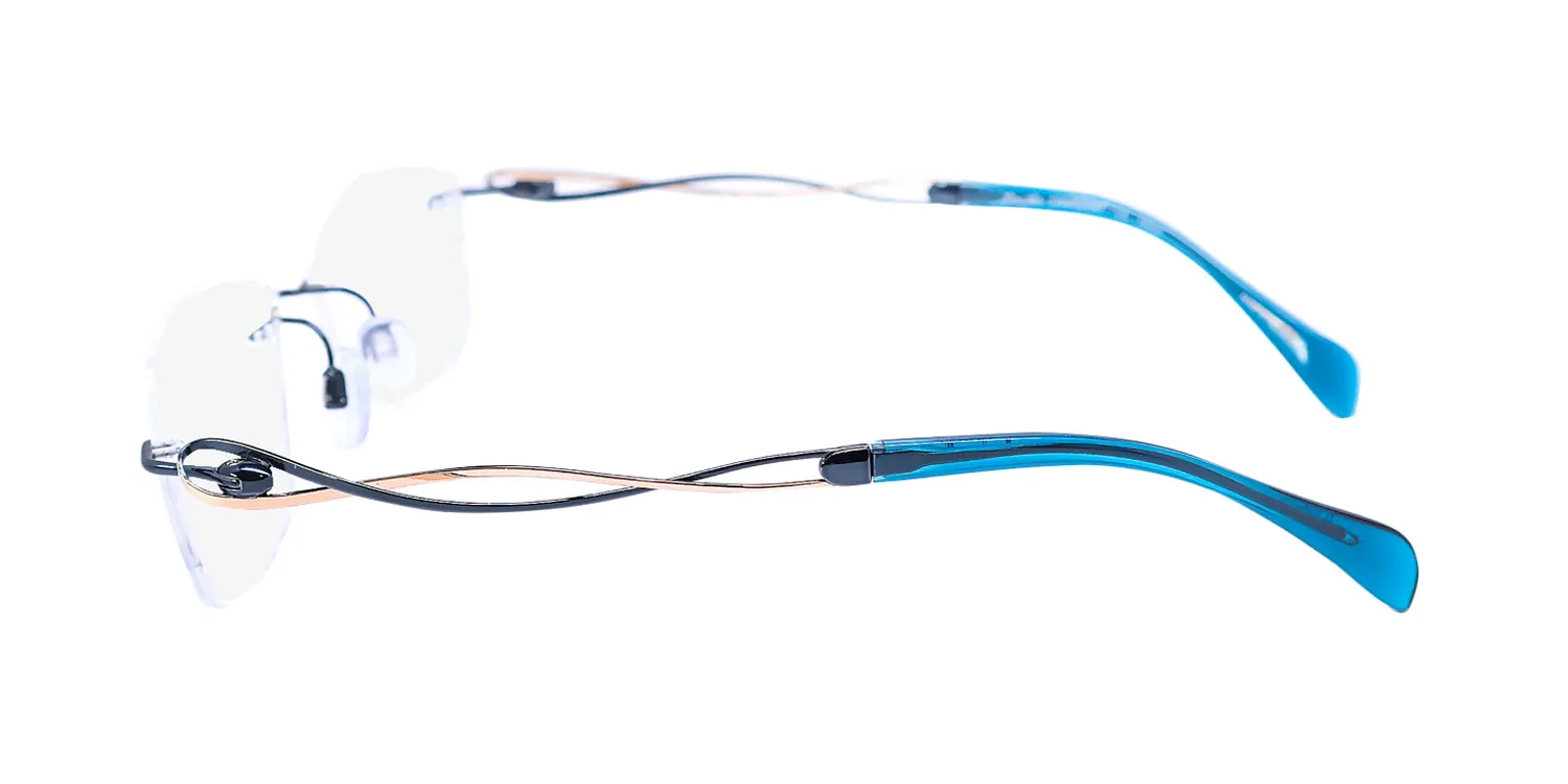 Charmant 2154 tl Eyeglasses Teal 51mm Women 4