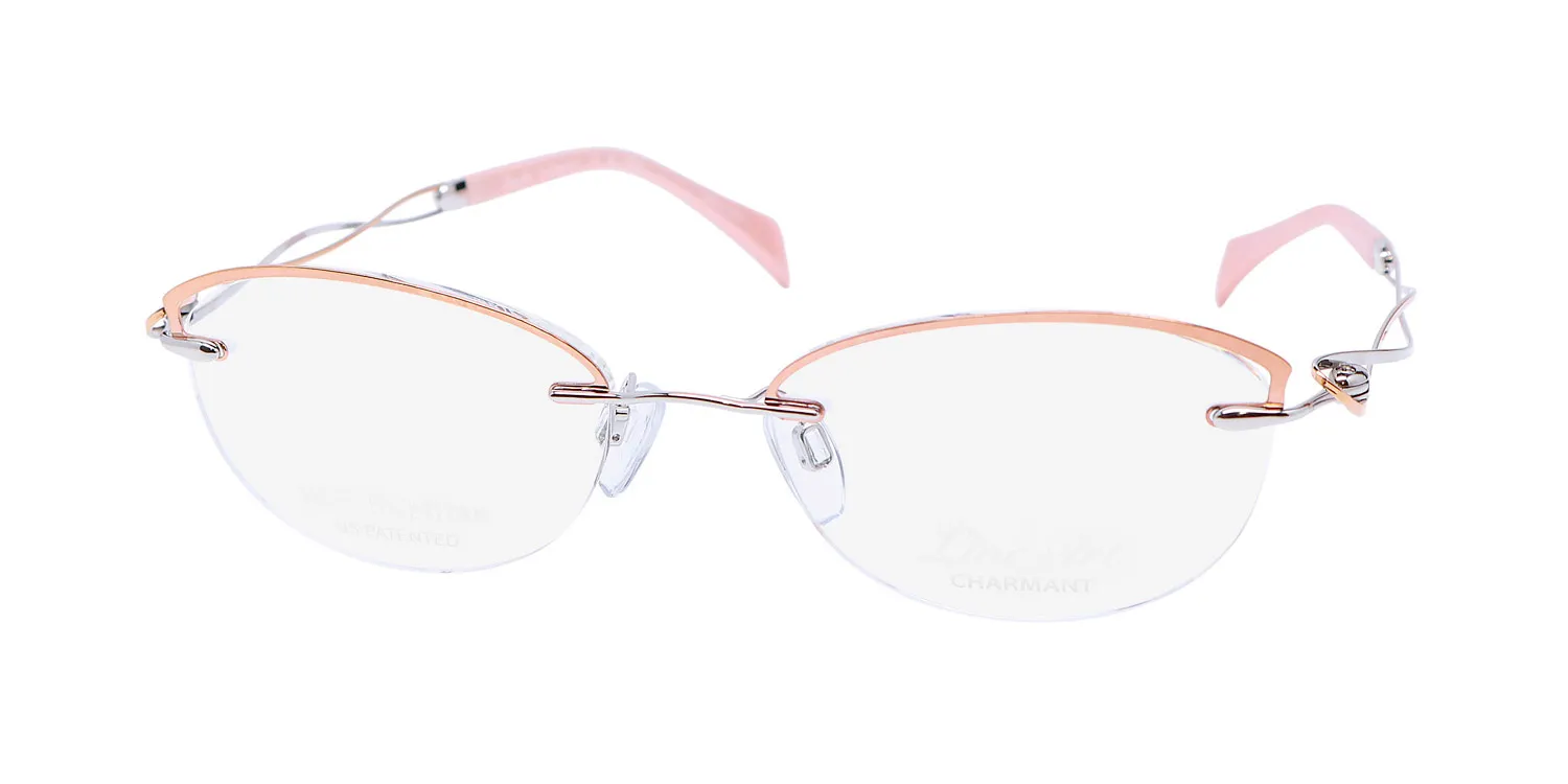 Charmant 2160 rg Eyeglasses Rose Gold 51mm Women