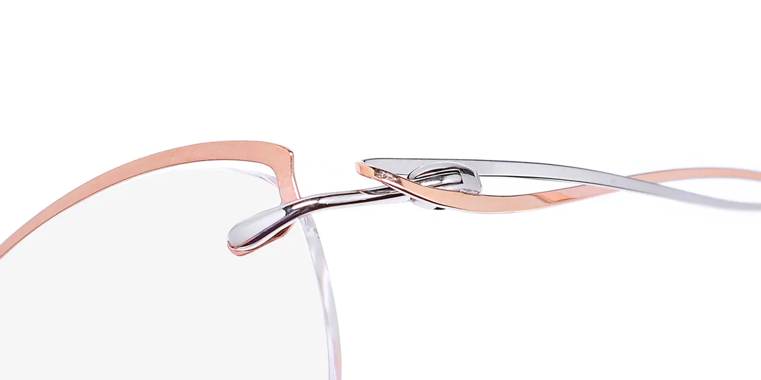Charmant 2160 rg Eyeglasses Rose Gold 51mm Women 6