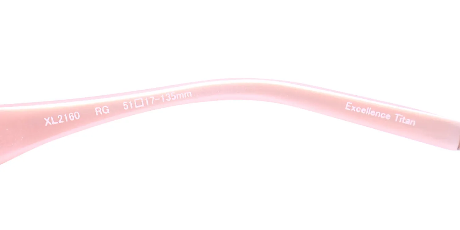 Charmant 2160 rg Eyeglasses Rose Gold 51mm Women 8