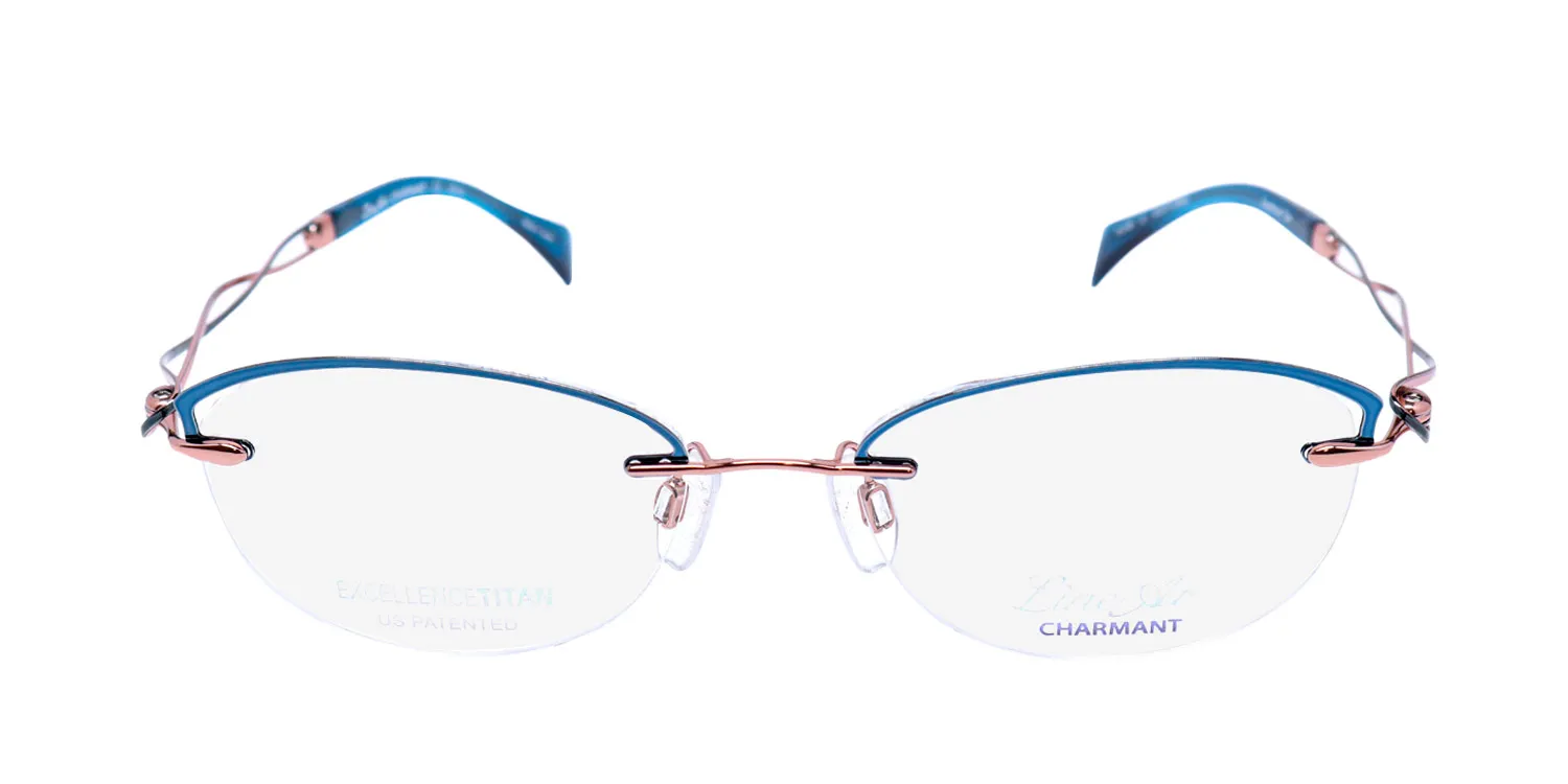 Charmant 2160 tl Eyeglasses Teal 51mm Women 3