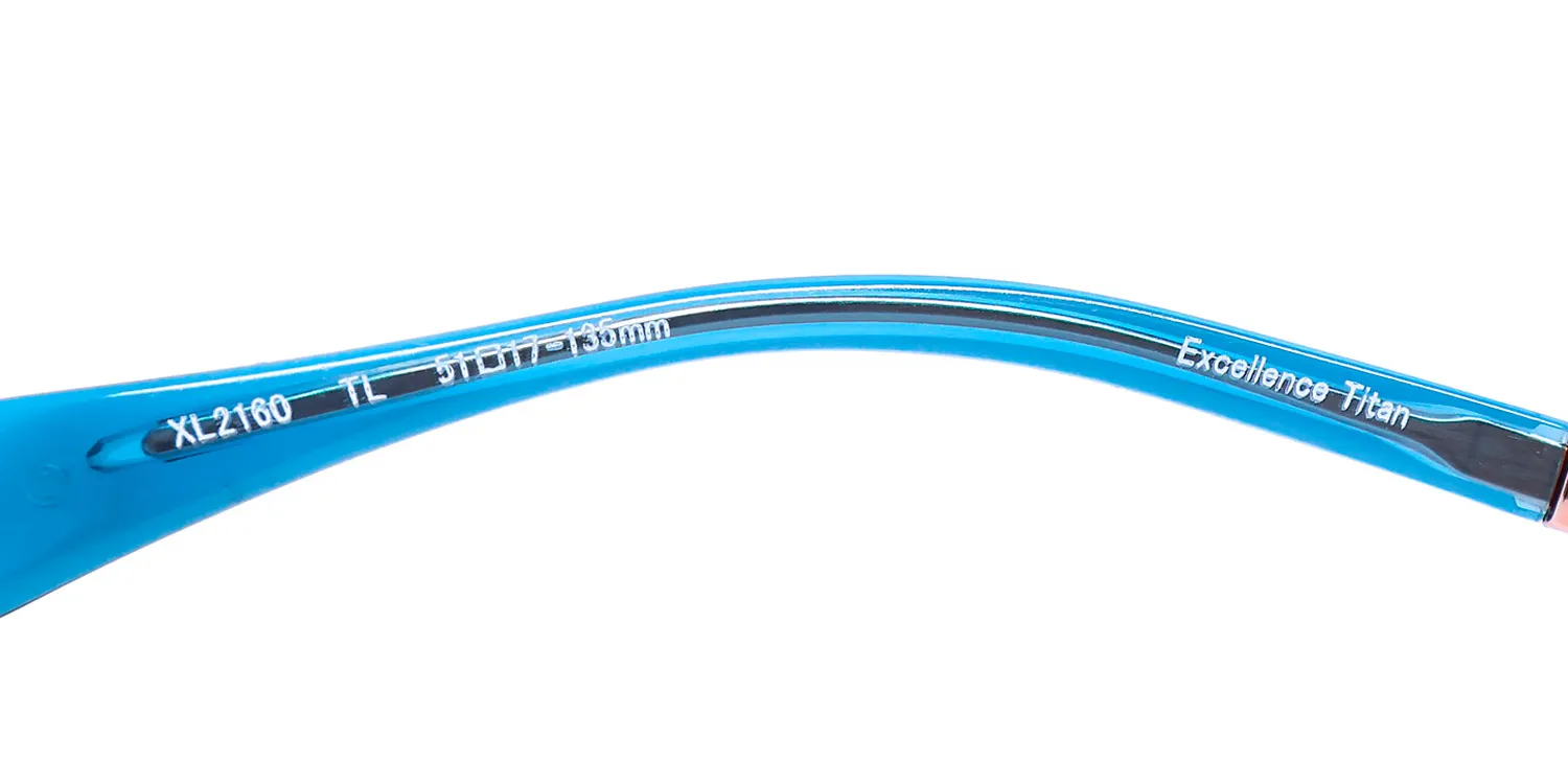 Charmant 2160 tl Eyeglasses Teal 51mm Women 8