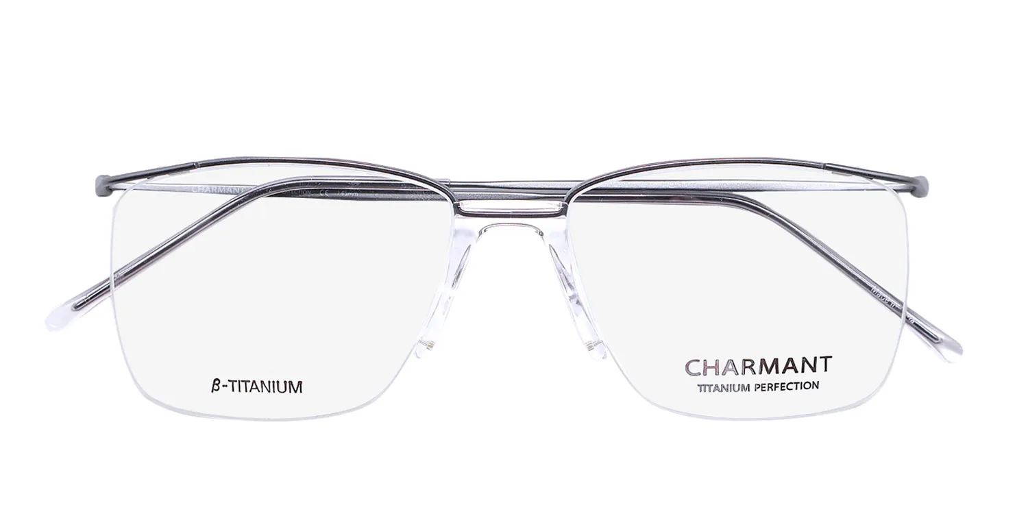 Charmant 16710 gr Eyeglasses Grey 54mm 2