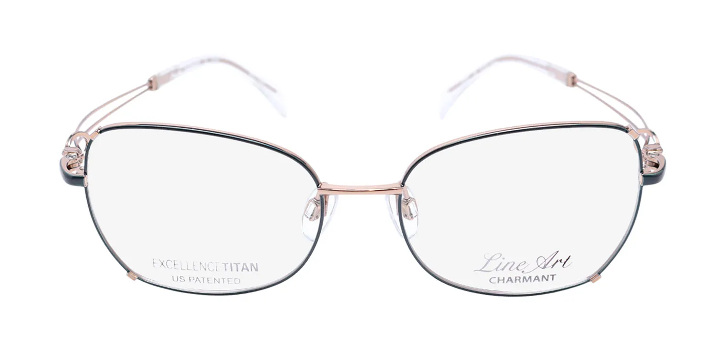 Charmant 2157 gn Eyeglasses Green 51mm Women 3