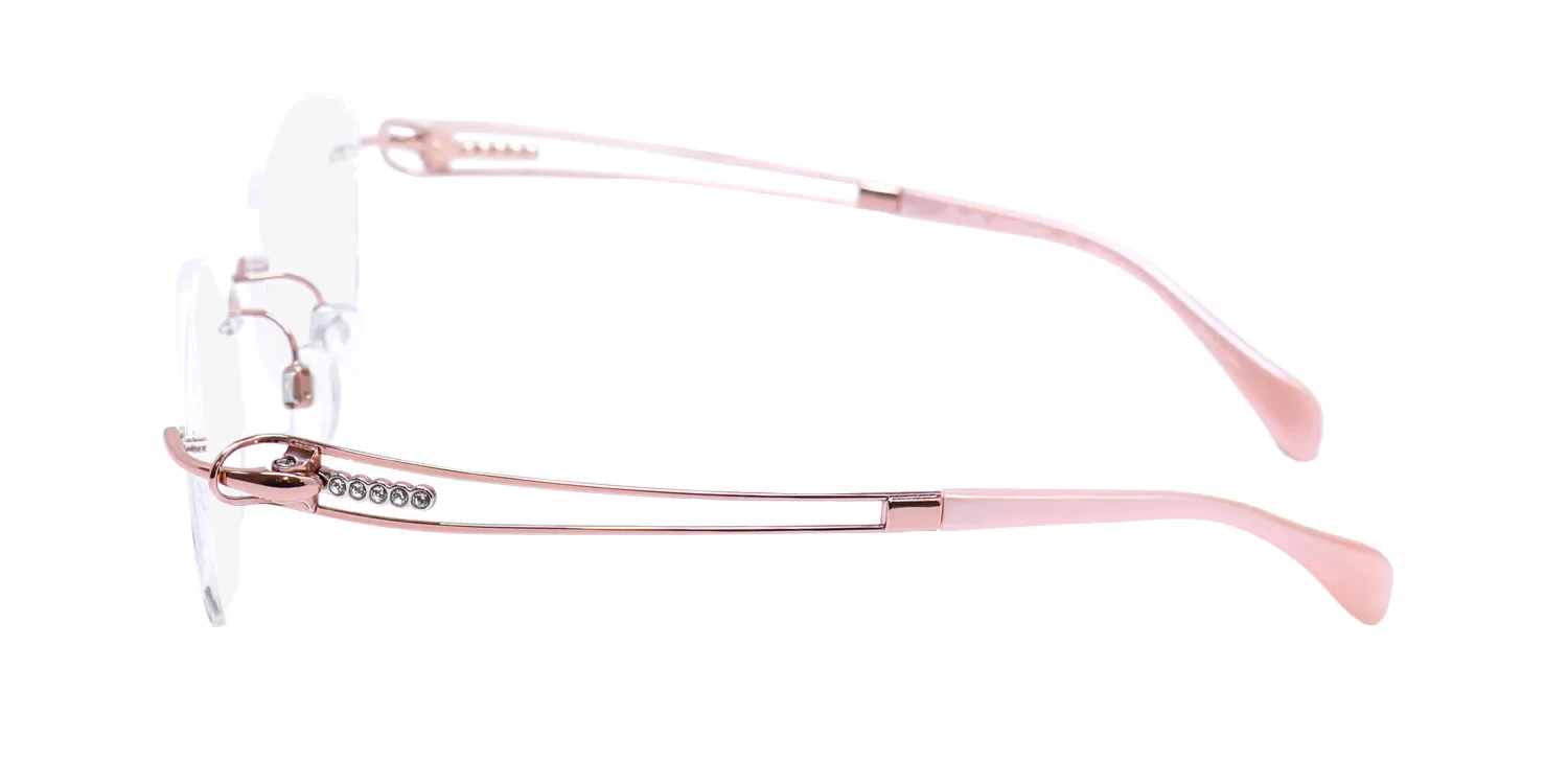 Charmant 2162 rg Eyeglasses Rose Gold 51mm Women 4