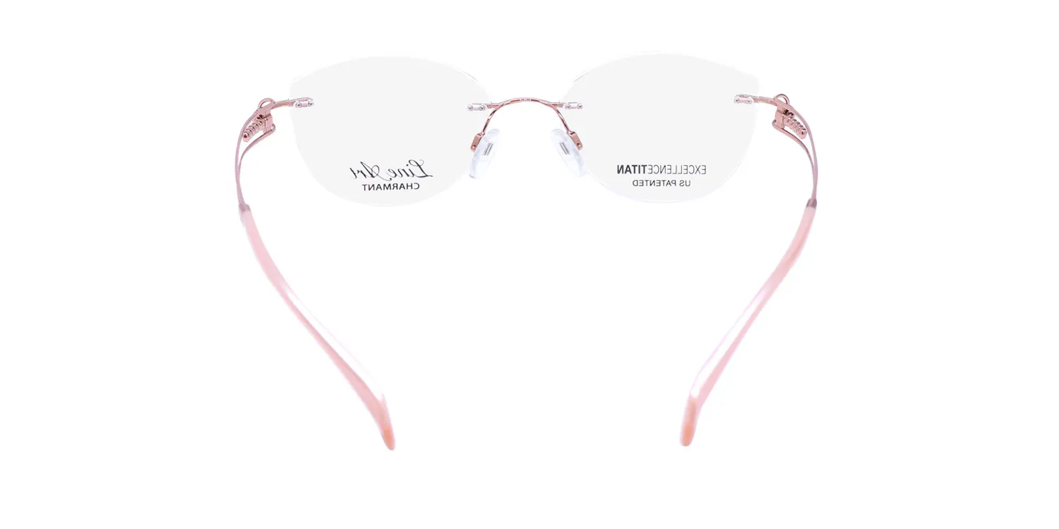 Charmant 2162 rg Eyeglasses Rose Gold 51mm Women 5