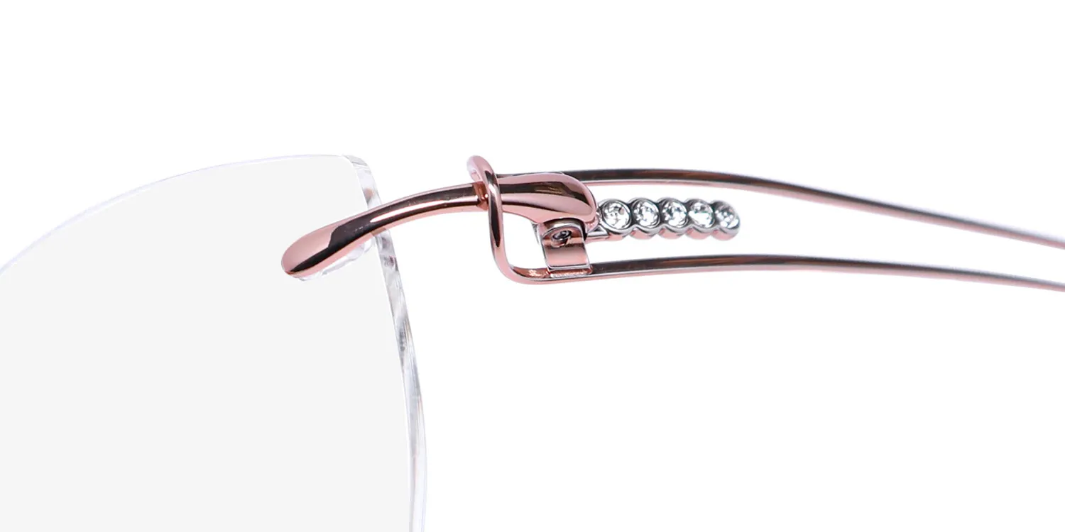 Charmant 2162 rg Eyeglasses Rose Gold 51mm Women 6