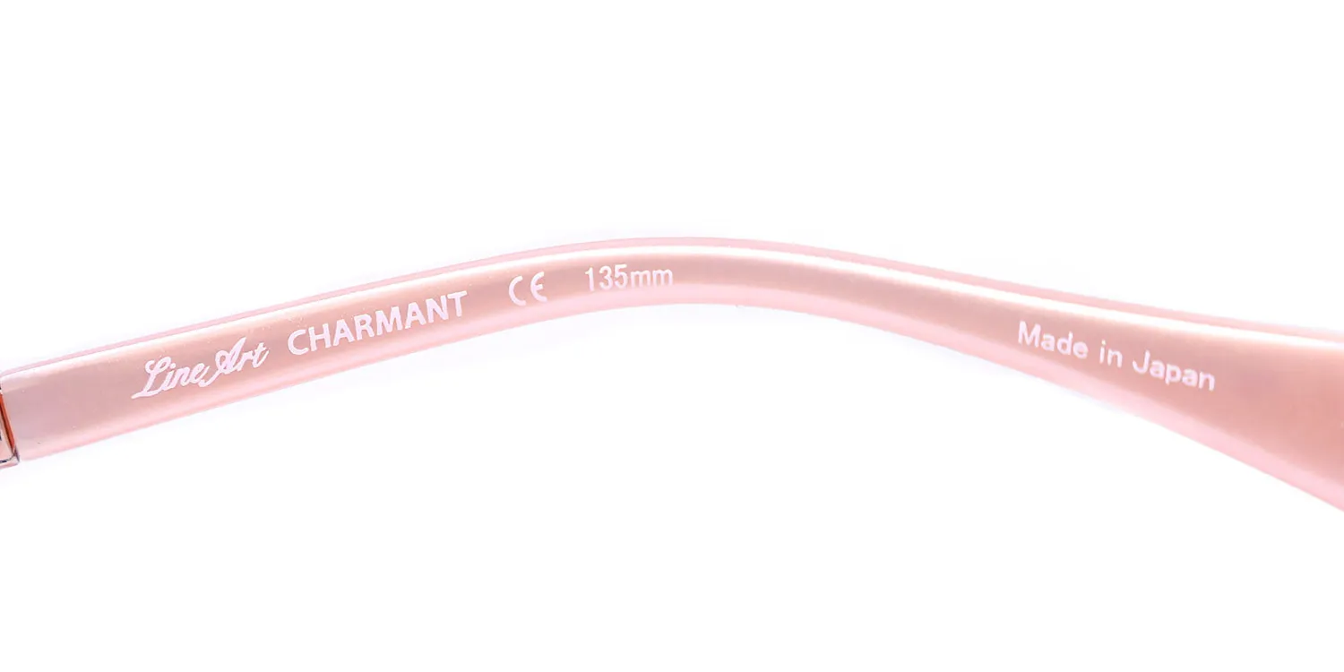 Charmant 2162 rg Eyeglasses Rose Gold 51mm Women 7