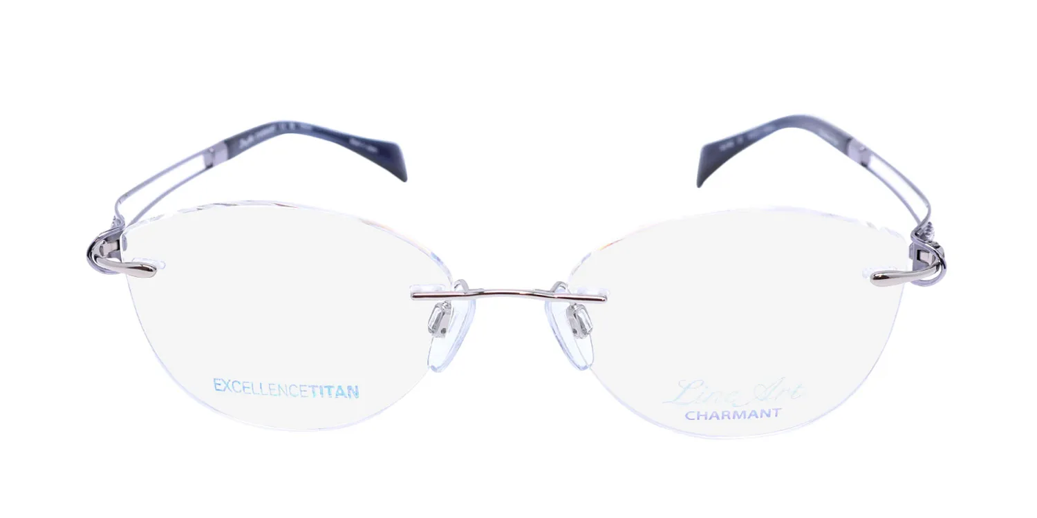 Charmant 2162 si Eyeglasses Silver 51mm Women 3