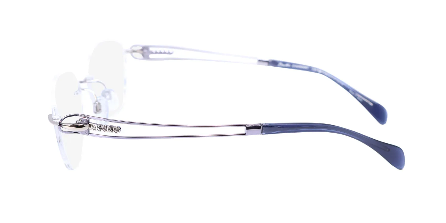 Charmant 2162 si Eyeglasses Silver 51mm Women 4