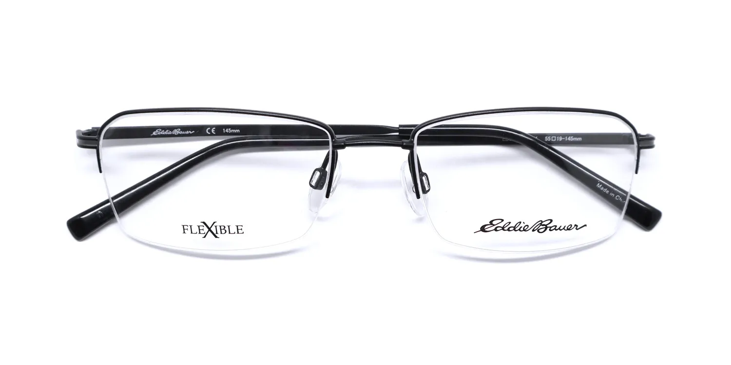 Eddie Bauer 32054 bk Eyeglasses Black 55mm 2