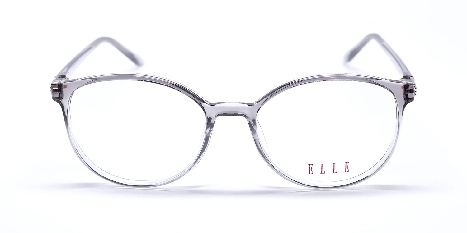 ELLE 13523 gr Eyeglasses Grey Crystal 52mm 3