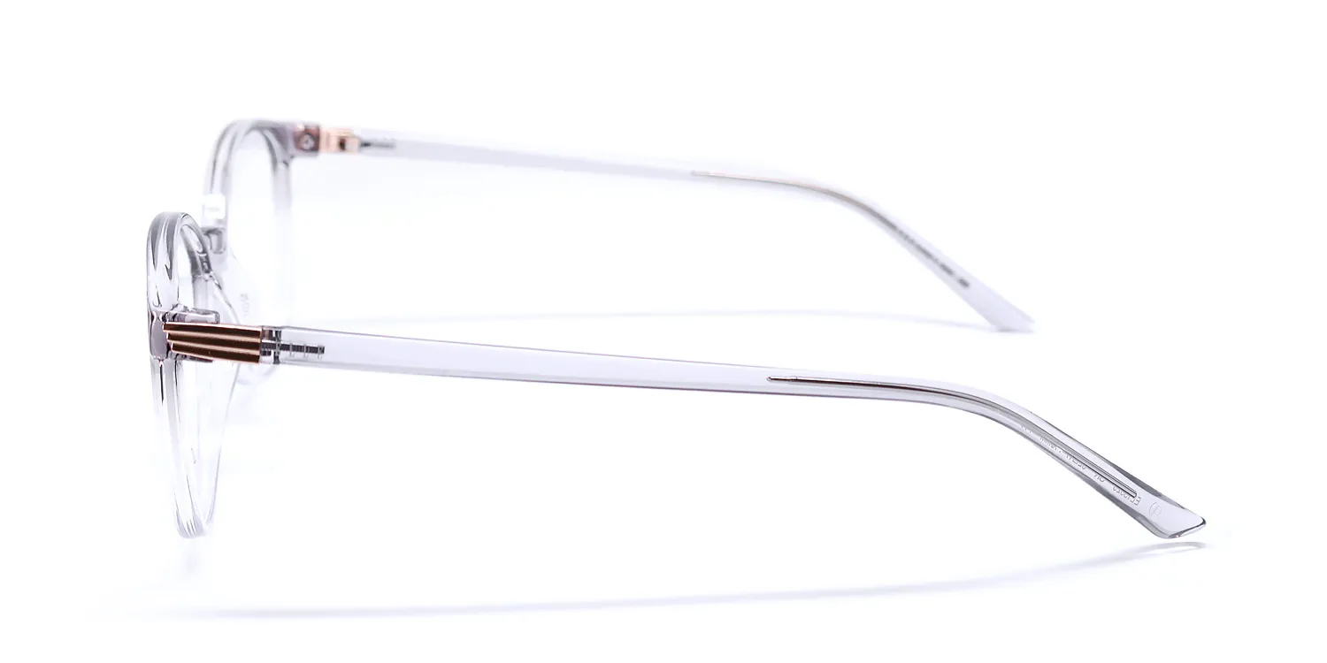 ELLE 13523 gr Eyeglasses Grey Crystal 52mm 4
