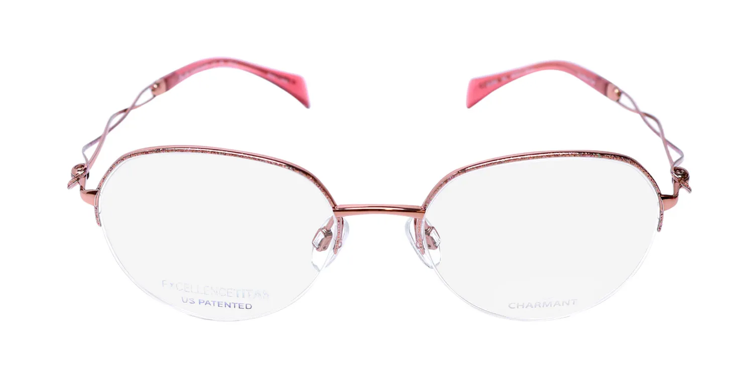 Charmant 2164 rg Eyeglasses Rose Gold 49mm Women 3