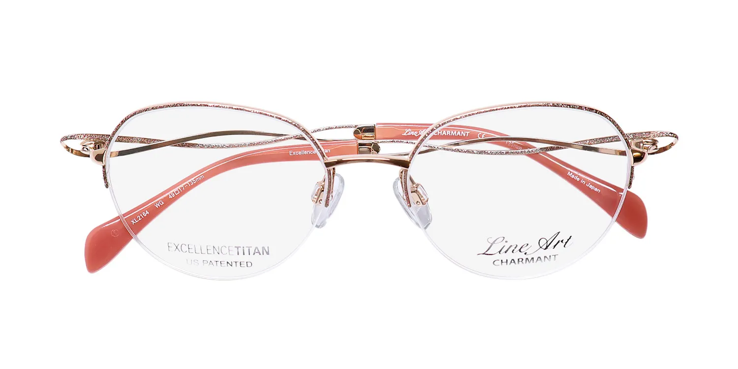 Charmant 2164 wg Eyeglasses White Gold 49mm Women 2