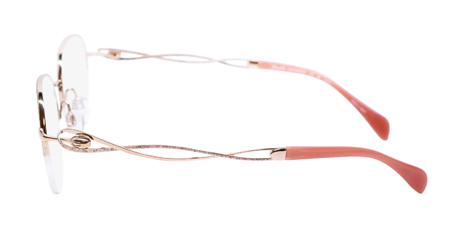 Charmant 2164 wg Eyeglasses White Gold 49mm Women 4