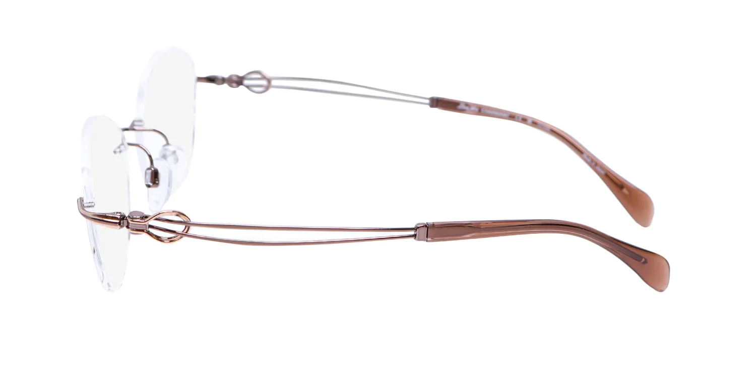 Charmant 2170 br Eyeglasses Brown 51mm Women 4
