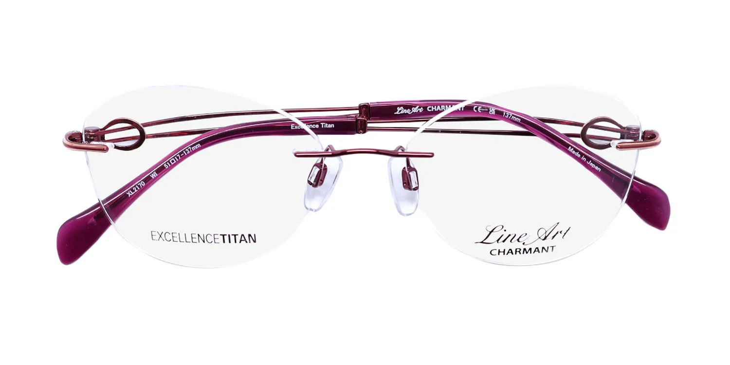 Charmant 2170 wi Eyeglasses Wine 51mm Women 2