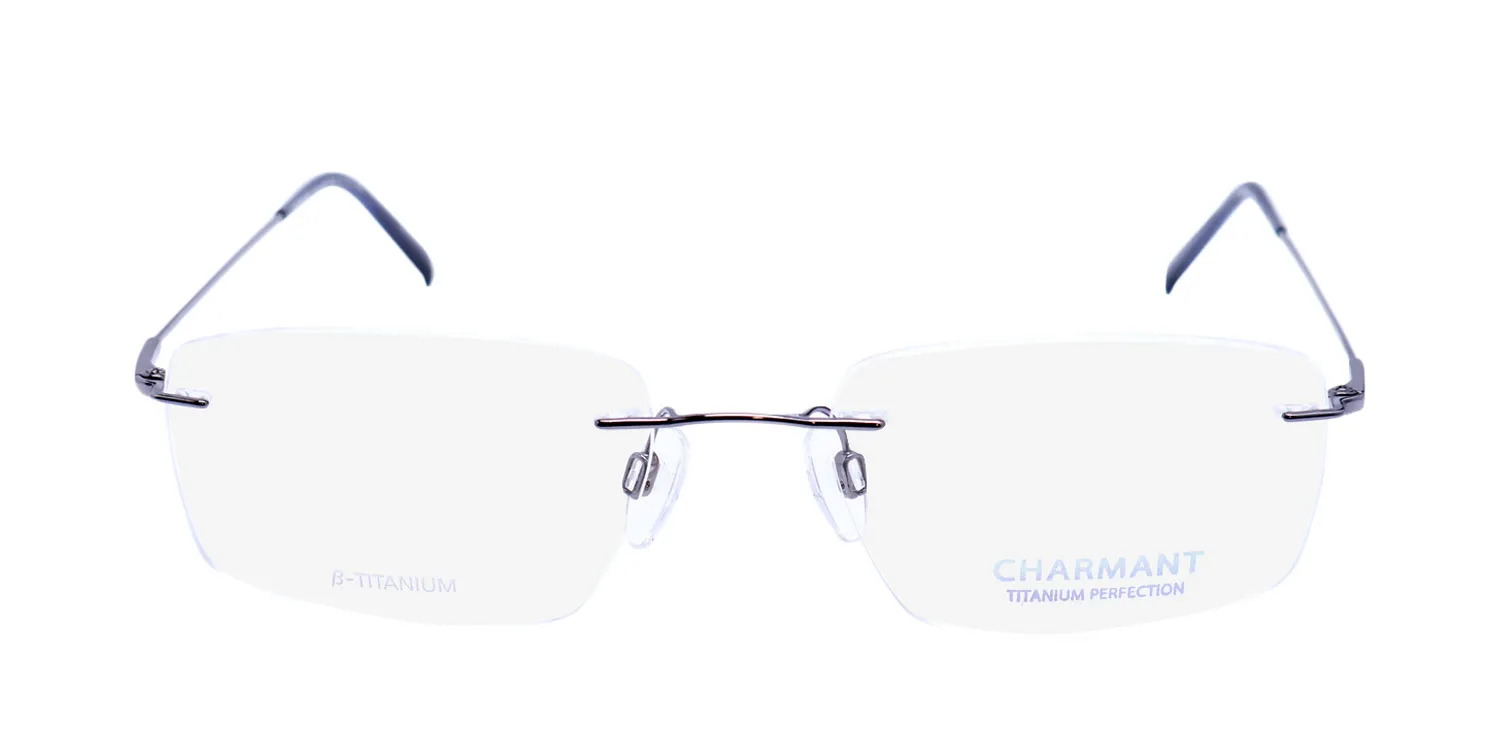 Charmant 29126 bl Eyeglasses Blue 55mm 3