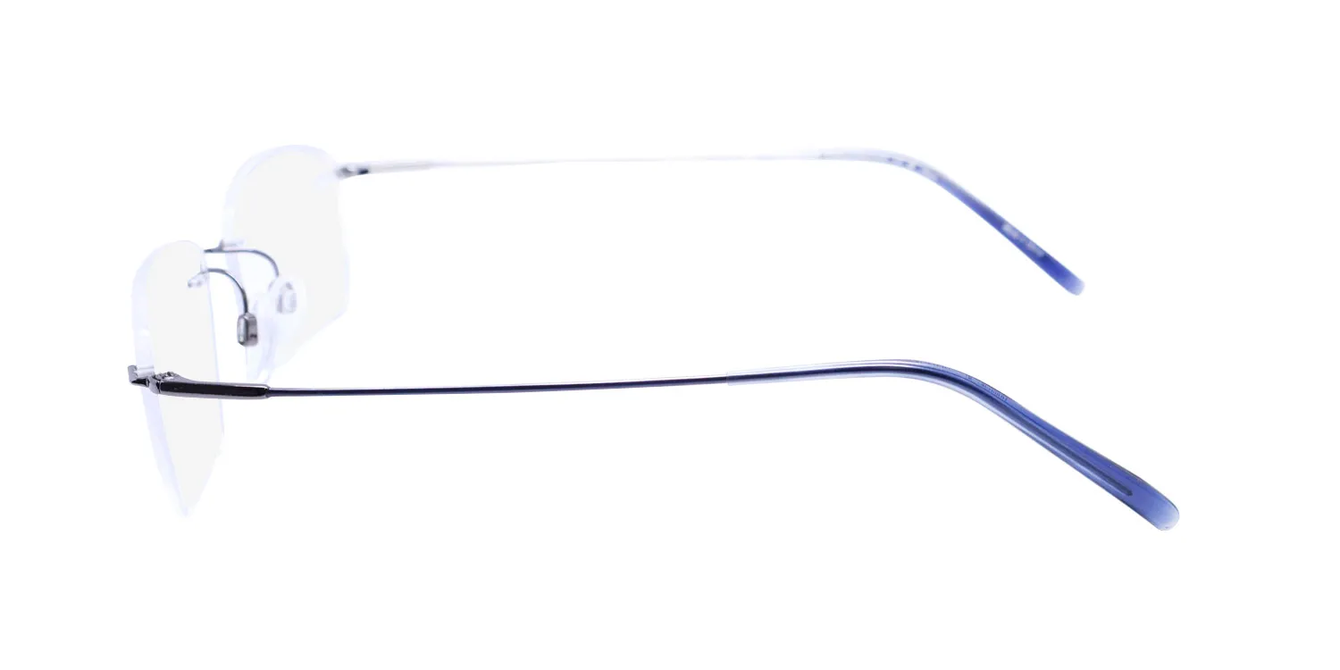 Charmant 29126 bl Eyeglasses Blue 55mm 4