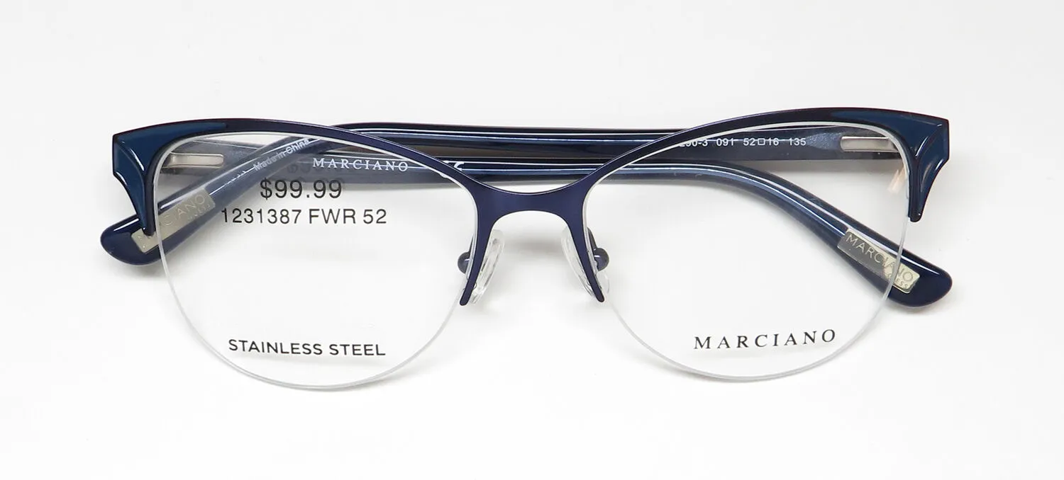 Guess Marciano Gm0290-3 091 Eyeglasses Blue 52mm 2