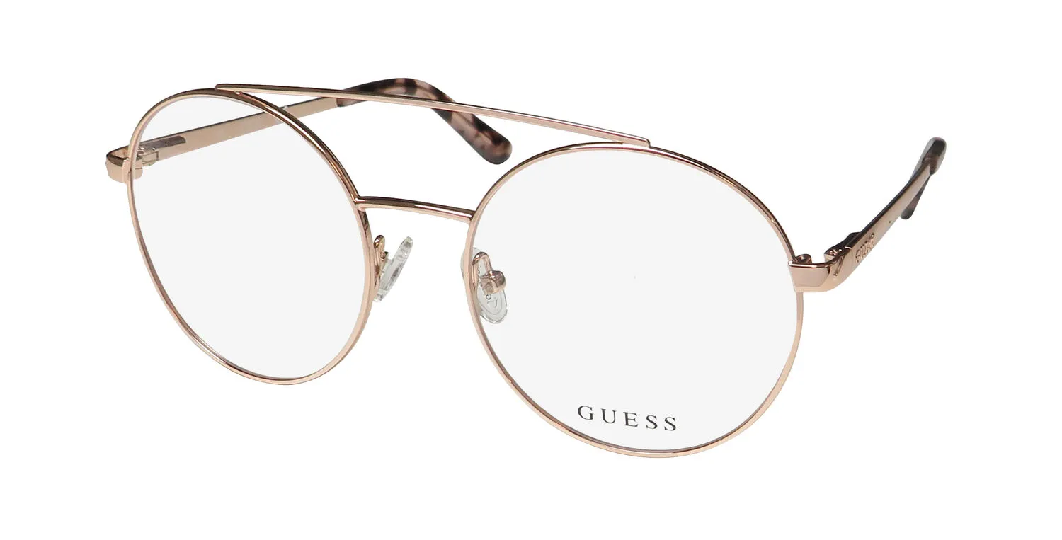Guess 2714 028 Eyeglasses Shiny Rose Gold 52mm Unisex