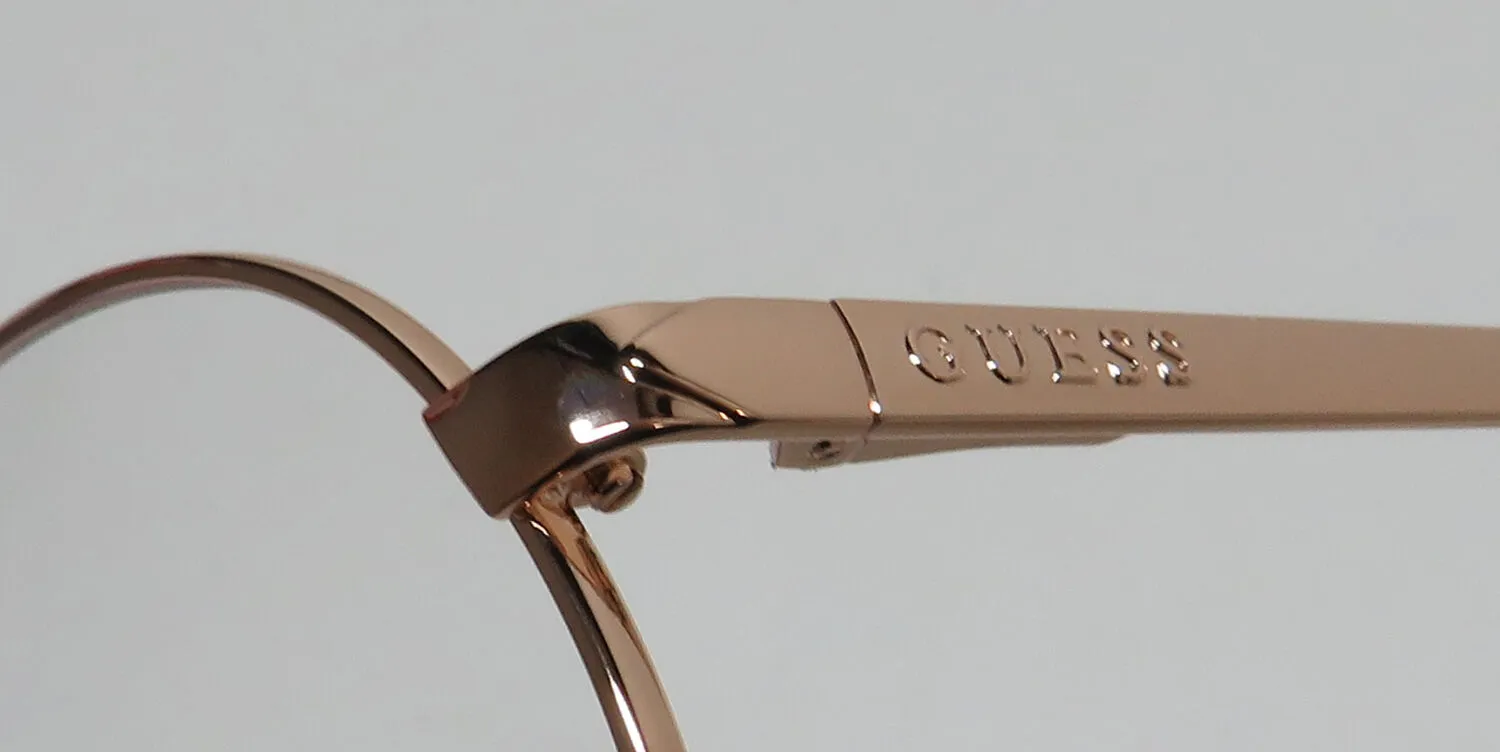 Guess 2714 028 Eyeglasses Shiny Rose Gold 52mm Unisex 6