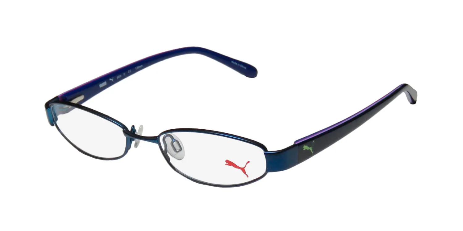 Puma 15357 Pico bl Eyeglasses Blue 48mm Unisex