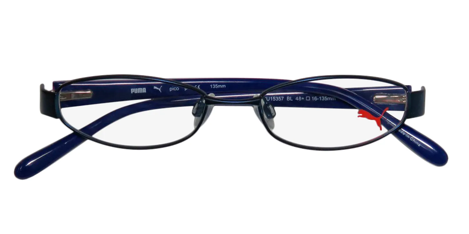 Puma 15357 Pico bl Eyeglasses Blue 48mm Unisex 2