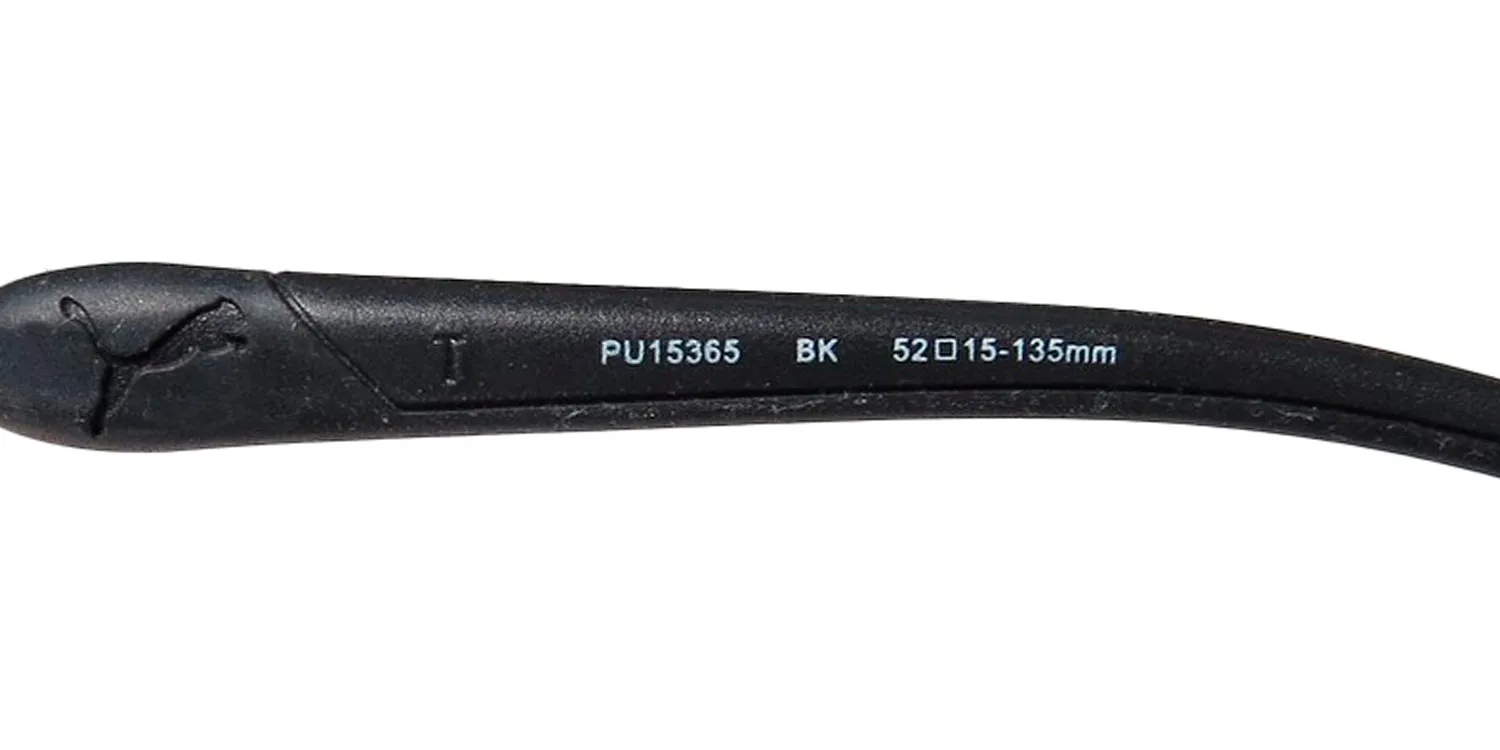 Puma 15365 Zetta Ii bk Eyeglasses Black 52mm Unisex 8
