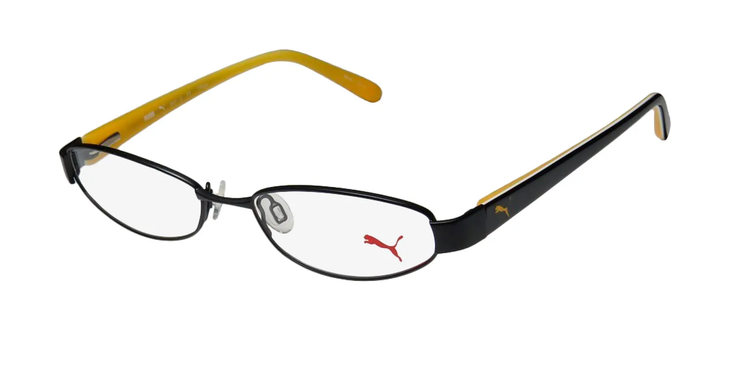 Puma 15357 Pico bk Eyeglasses Black 50mm Unisex