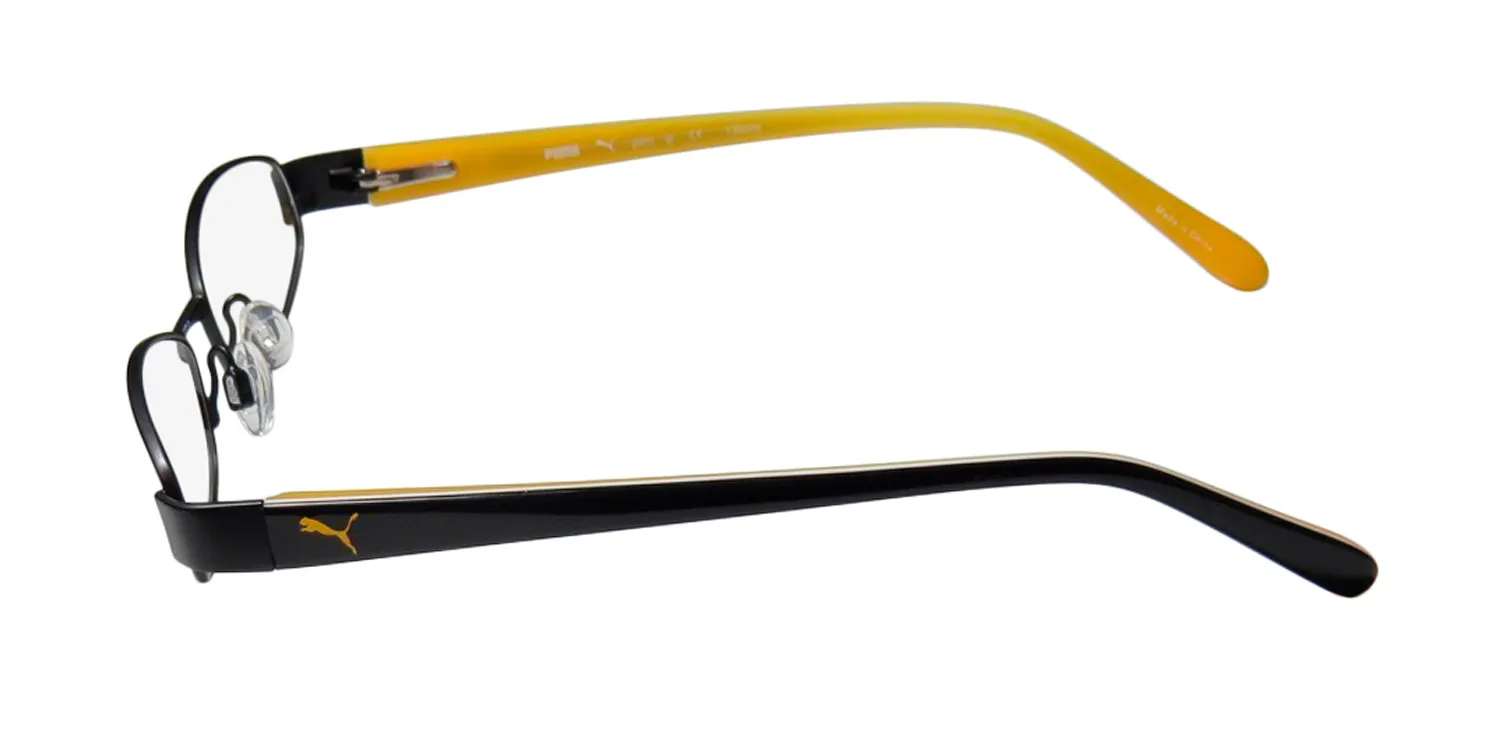 Puma 15357 Pico bk Eyeglasses Black 50mm Unisex 4