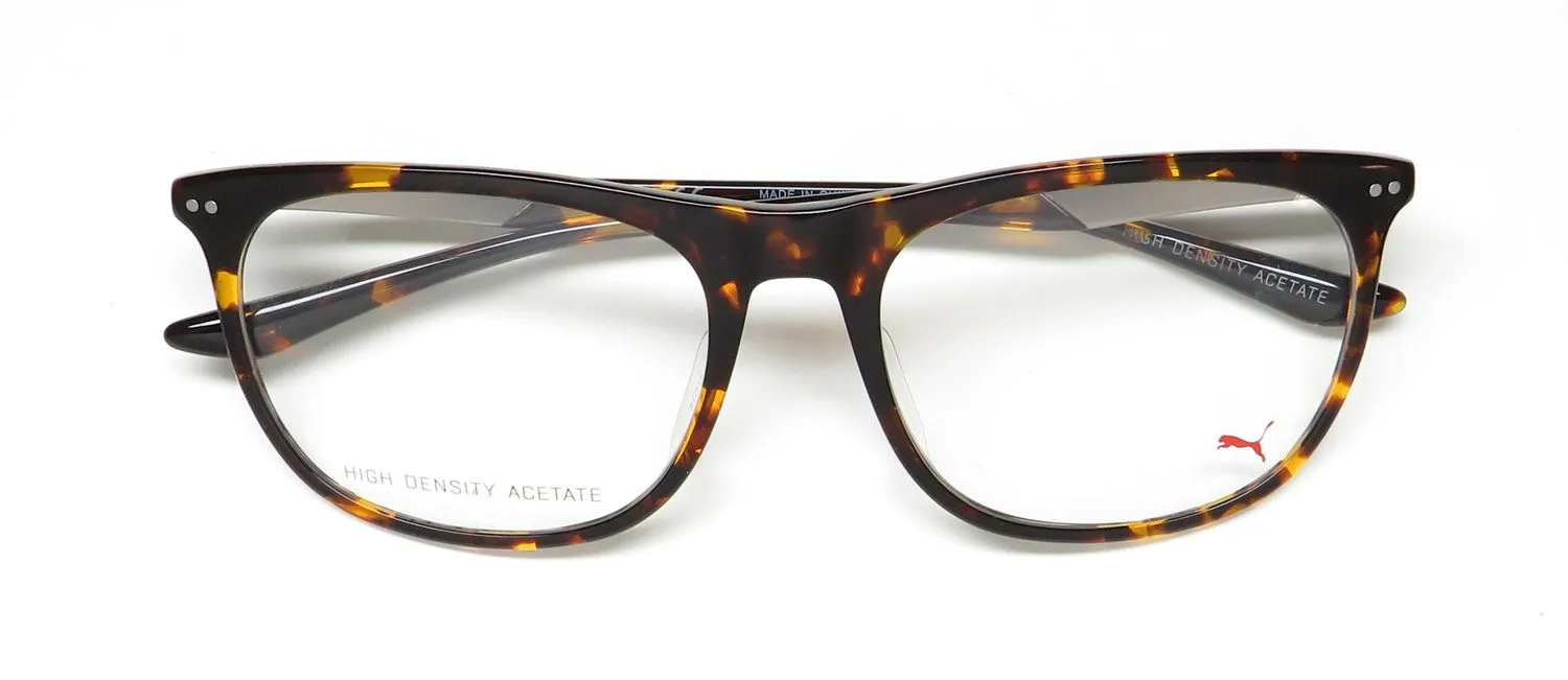 Puma 950 002 Eyeglasses Havana 54mm Unisex 2
