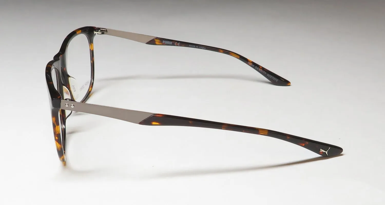 Puma 950 002 Eyeglasses Havana 54mm Unisex 4