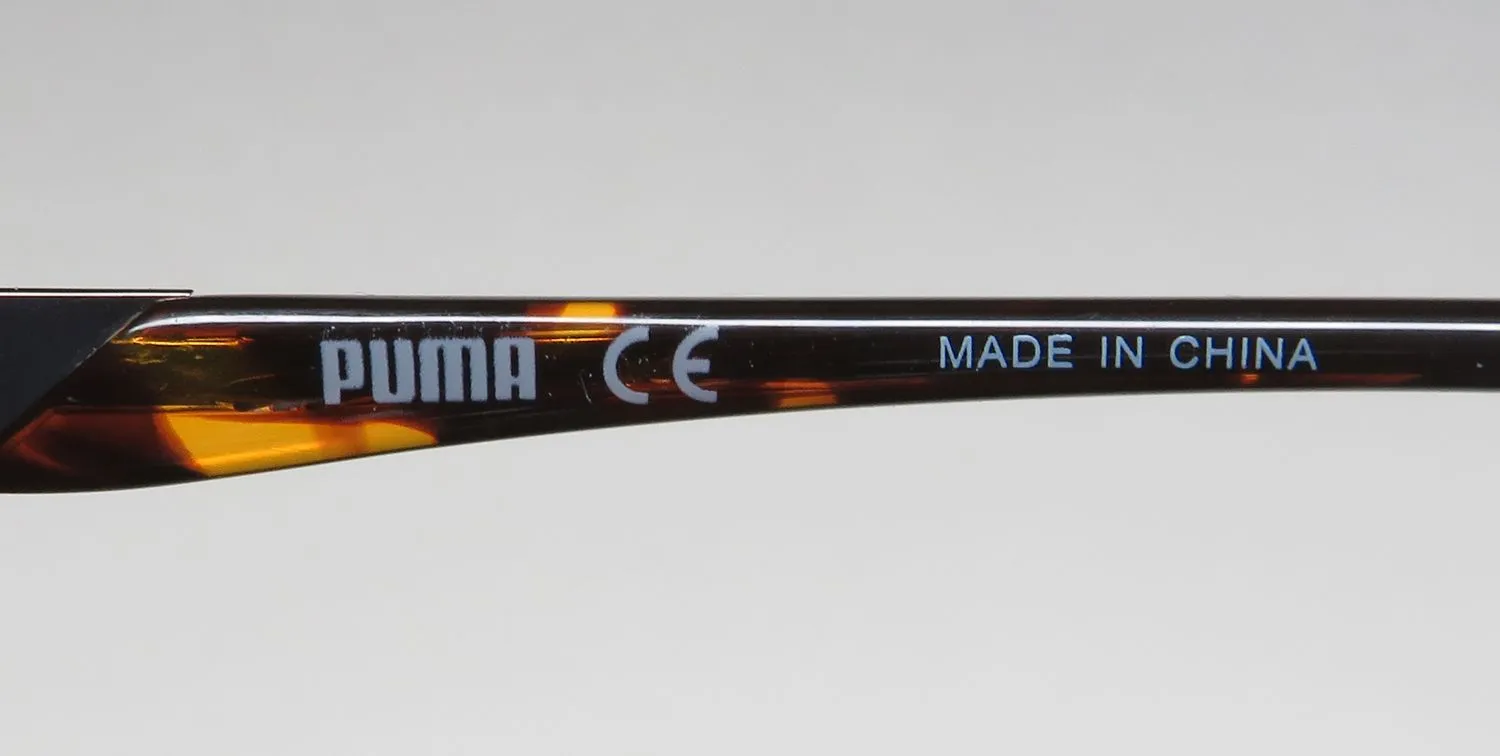 Puma 950 002 Eyeglasses Havana 54mm Unisex 7
