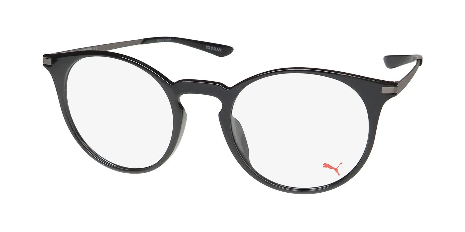 Puma 1160 001 Eyeglasses Black 49mm Unisex