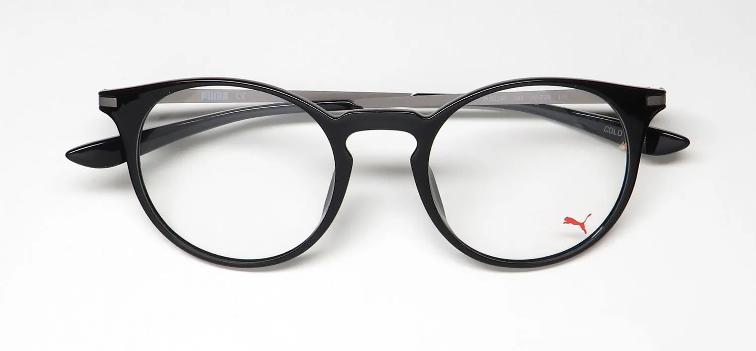 Puma 1160 001 Eyeglasses Black 49mm Unisex 2
