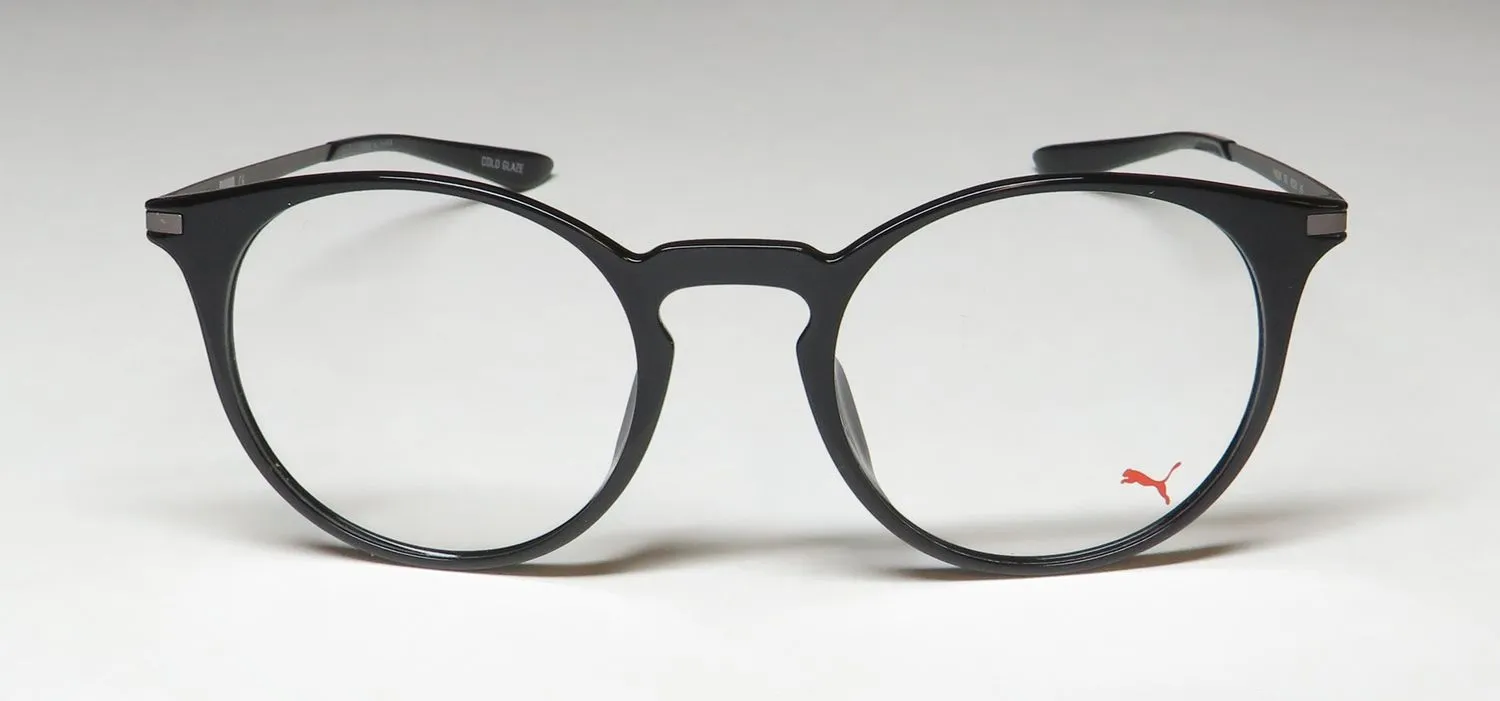 Puma 1160 001 Eyeglasses Black 49mm Unisex 3