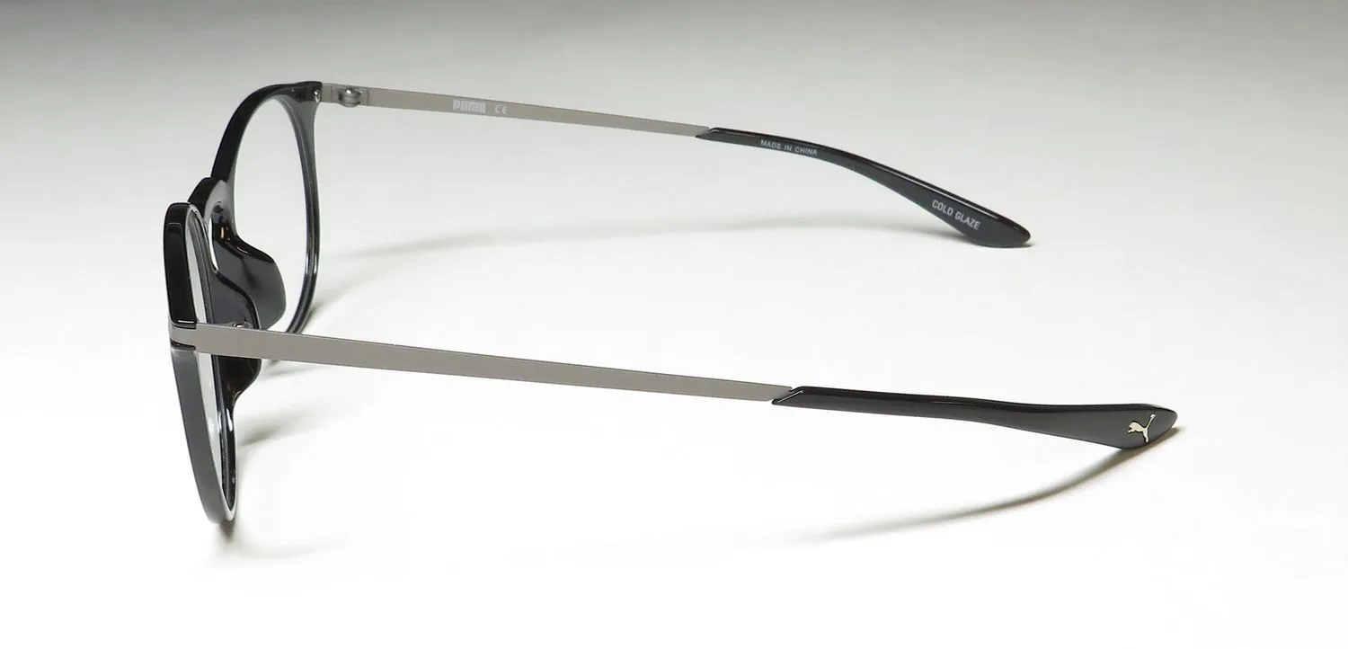 Puma 1160 001 Eyeglasses Black 49mm Unisex 4