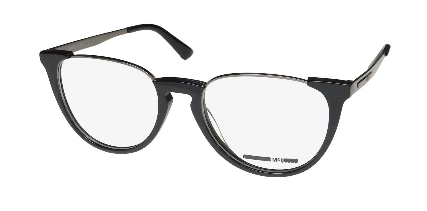 Alexander McQueen Mq0202o 001 Eyeglasses Black 52mm Unisex