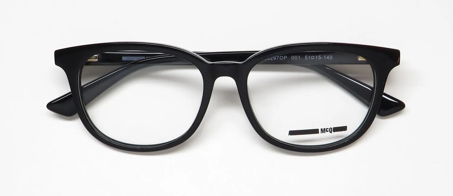Alexander McQueen Mq0297op 001 Eyeglasses Black 51mm 2