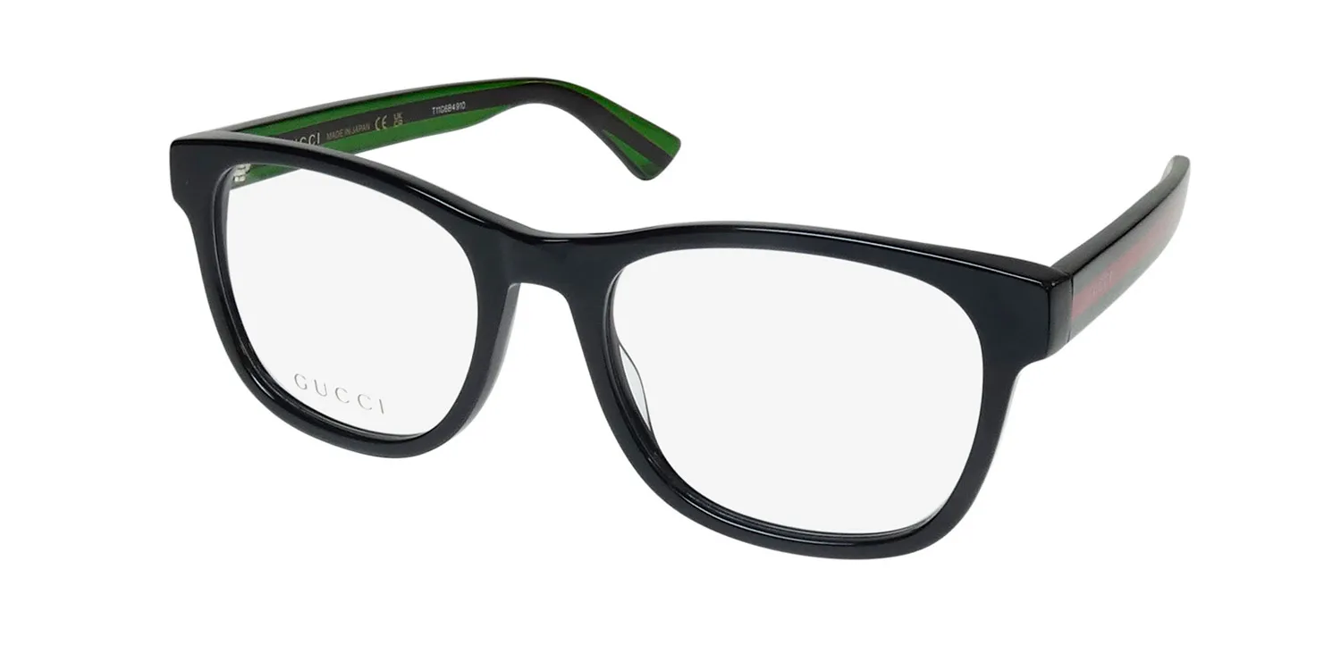 Gucci Gg0004on 002 Eyeglasses Black 53mm Unisex