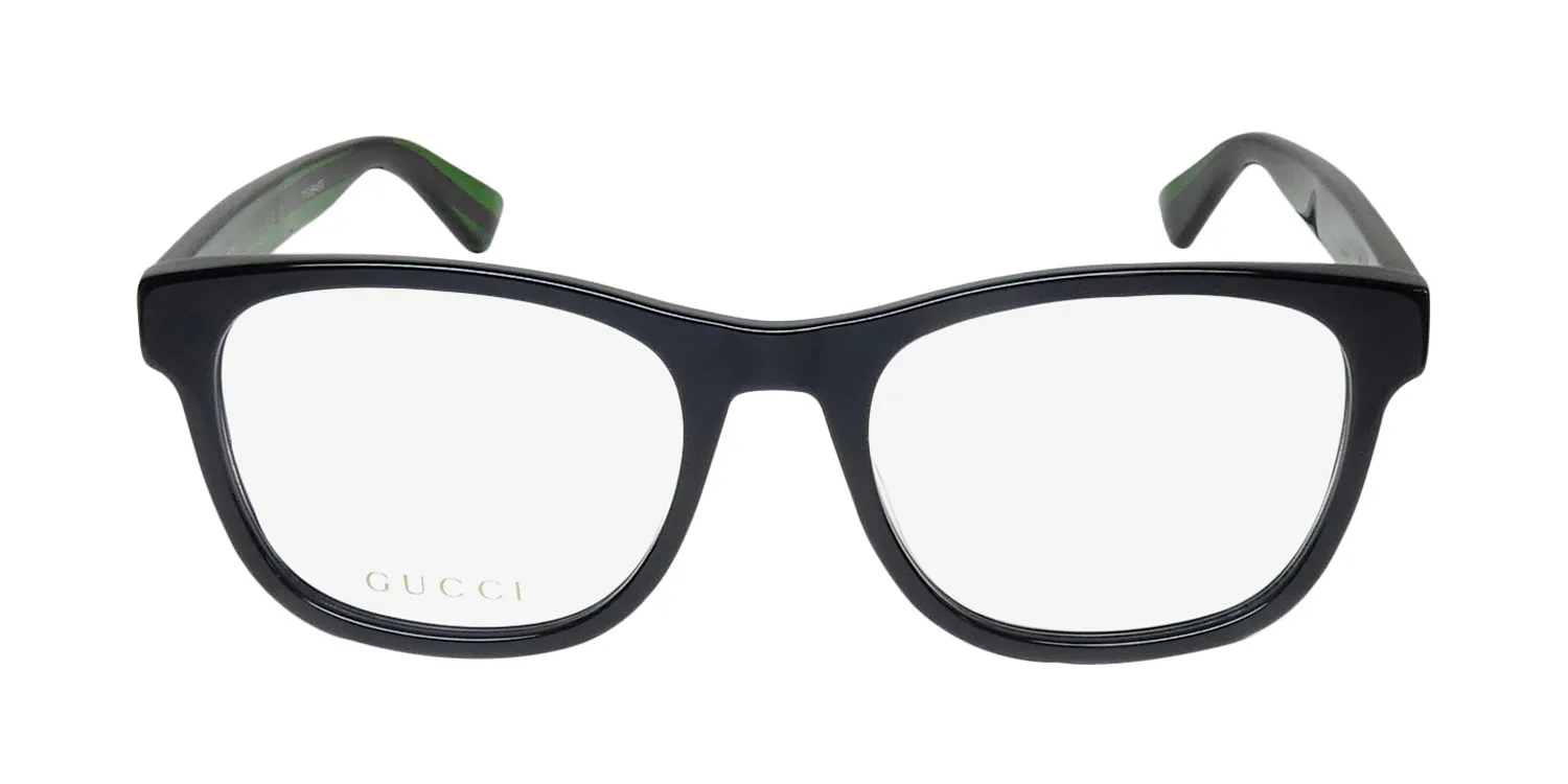 Gucci Gg0004on 002 Eyeglasses Black 53mm Unisex 3