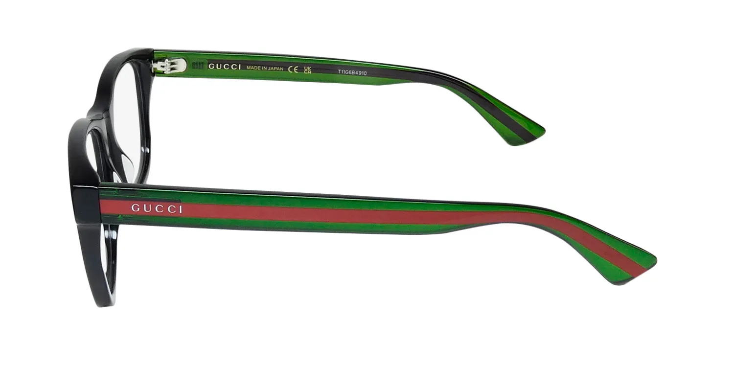 Gucci Gg0004on 002 Eyeglasses Black 53mm Unisex 4