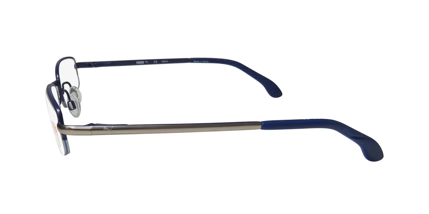 Puma 15447 br Eyeglasses Light Shiny Brown 48mm Unisex 4