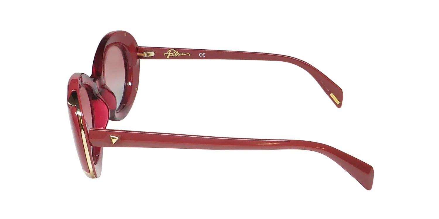 Police Spla16 0vb6 Sunglasses Burgundy 54mm 4