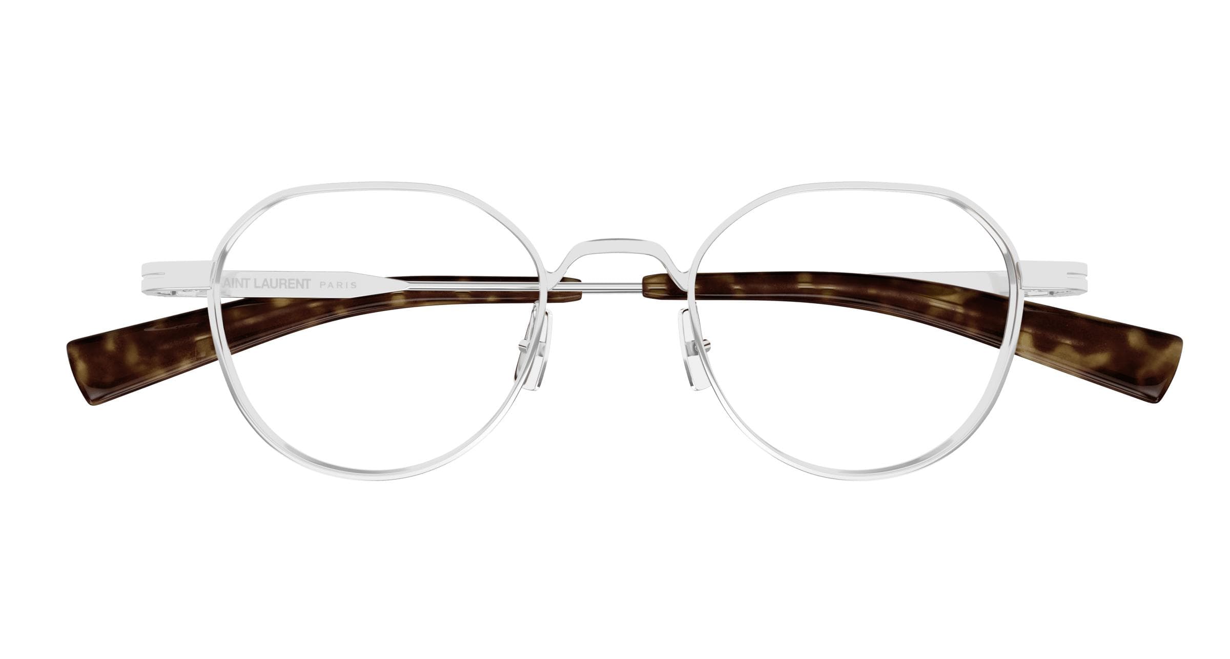 Saint Laurent SL730 002 Eyeglasses Silver 47mm Unisex 2