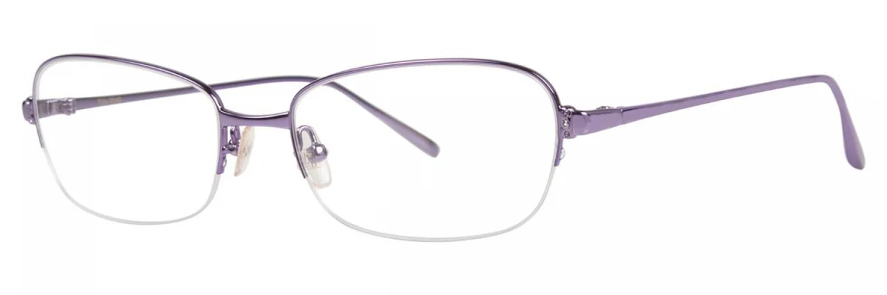 Vera Wang Epitome Eyeglasses Violet 53mm Women