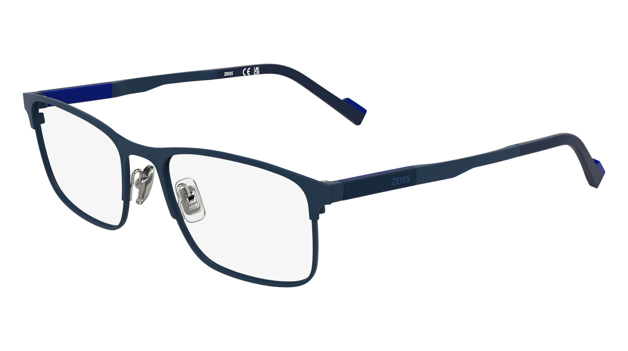 Zeiss ZS25161 403 Eyeglasses Satin Blue 56mm Men